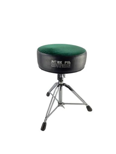 Used Pork Pie DRUM THRONE GREEN TOP Drum Throne Top Pick