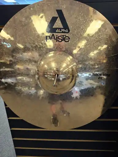 Time-Limited Used Paiste 22 ALPHA ROCK RIDE Ride Cymbal 22"