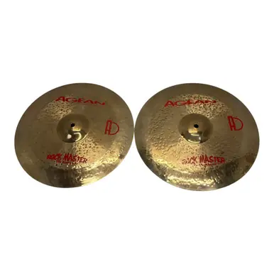 Wholesale Used Agean Rock Master 14 Hi Hats Hi Hat Cymbals 14"