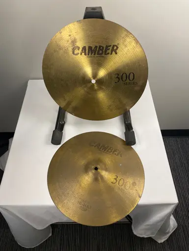 Shop Now Used Camber 300 SERIES HI HAT Vintage Hi Hat Cymbals 14"
