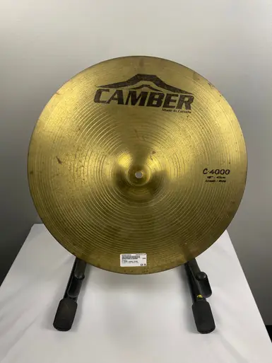 Used Camber C-4000 CRASH RIDE Vintage Crash Cymbal 18" Authentic