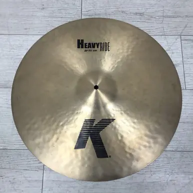 Used Zildjian K 20 CUSTOM HEAVY RIDE Ride Cymbal 20" Affordable