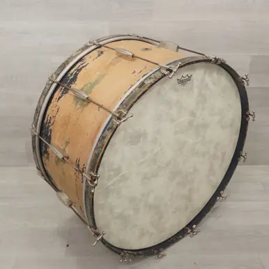 Fresh Stock Used Slingerland 28x14 Radio King Vintage Kick Drum Blue - Local Pickup Only
