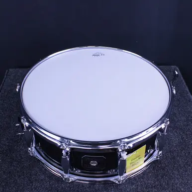 Super Sale Used Gretsch BLACK STEEL S5514SBS Metal Snare Drum 14"