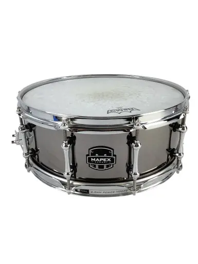 Used Mapex TOMAHAWK STEEL SNARE DRUM 14X5.5 Metal Snare Drum 14" Limited Offer