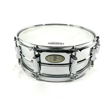 Used Pearl SENSITONE STEEL 14X5.5 Metal Snare Drum 14" Don’t Miss Out