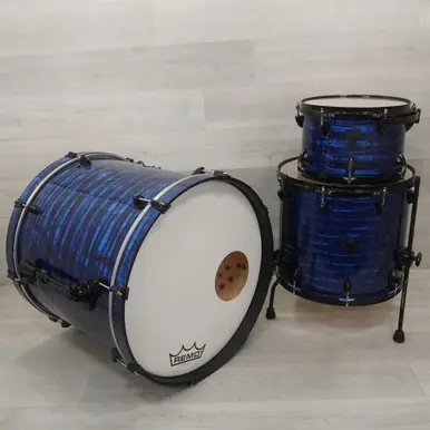 Used Orange County Venice Drum Shell Kit Blue Direct From Factory