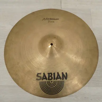 Used Sabian 20" Aa Medium Ride Cymbal Same Day Shipping