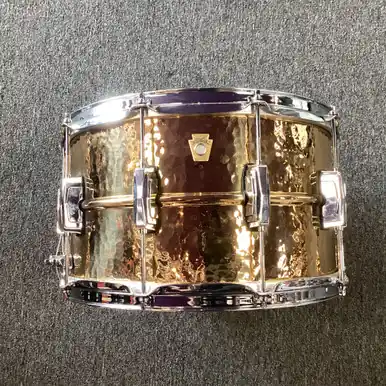 Used Ludwig COPPER PHONIC 7 X 14 Metal Snare Drum 14" Factory Price