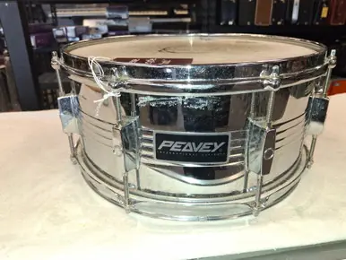 Used Peavey INTERNATIONAL SERIES II SNARE Metal Snare Drum 14" Handmade