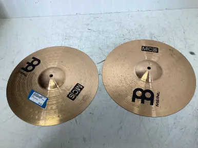 Used Meinl BB MCS 14IN HH Hi Hat Cymbals 14" Cheap