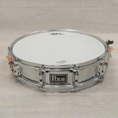 Used Pulse 14x4 Piccolo Metal Snare Drum Free Returns