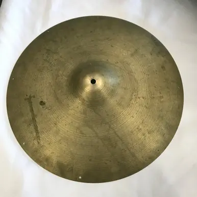 Used Zildjian SMALL STAMP 18 CRASH W RIVET HOLES Vintage Crash Cymbal 18" Trending