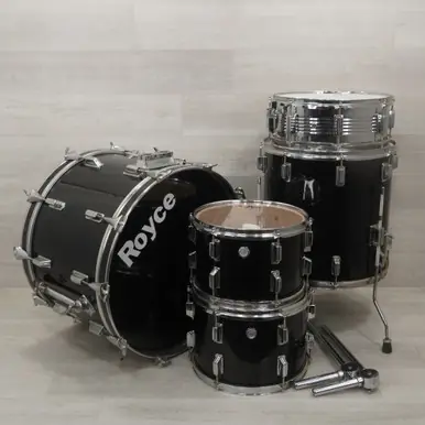 Used Royce SHELLS KIT Drum Shells and Hardware Black Popular