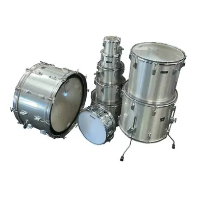 Shop Now Vintage Tama Imperialstar 9 Piece Drum Shell Kit Silver/gray