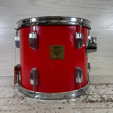 Used Yamaha 13IN POWER V RACK TOM Rack Tom Red 13" Place Order