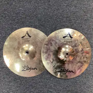 Premium Used Zildjian 13 A CUSTOM HI HATS Hi Hat Cymbals 13"