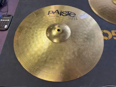 Used Paiste 18 101 BRASS CRASH RIDE Crash Cymbal 18" While Supplies Last