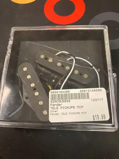 Used Fender TELE PICKUPS MIM Guitar Accessory Same Day Shipping