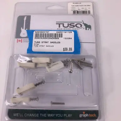 Used TUSQ STRAT SADDLES Accessories - Guitars Deal