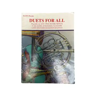 Used DUETS FOR ALL FLUTE BOOK Music Books and Videos Free Returns