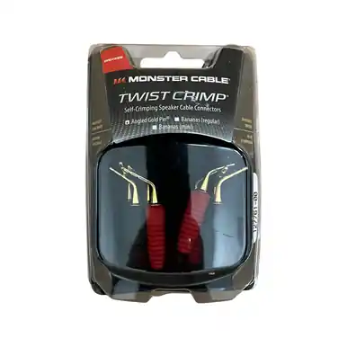 Final Sale Used Monster TWIST CRIMP SPEAKER CABLE CONNECTORS Accessories - Pro Sound