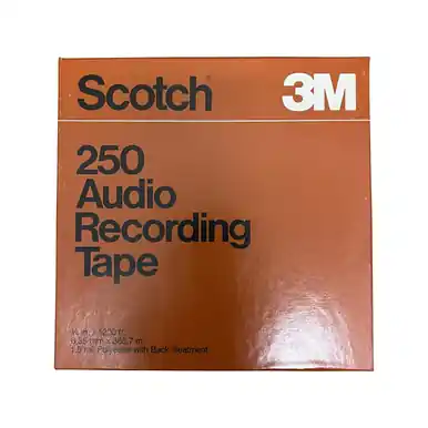 Warranty Included Used SCOTCH 250 AUDIO RECORDING TAPE Accessories - Pro Sound