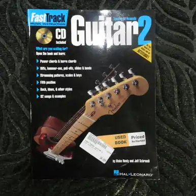 Used FAST TRACK GUITAR 2 Music Books and Videos Certified