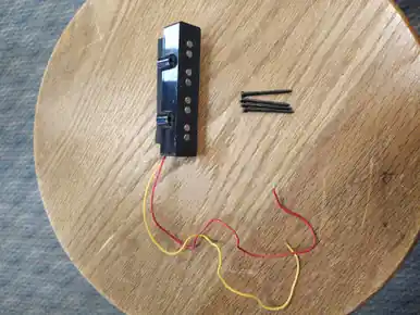 Used Squier JAZZ BASS BRIDGE PICKUP Accessories - Guitars Same Day Shipping