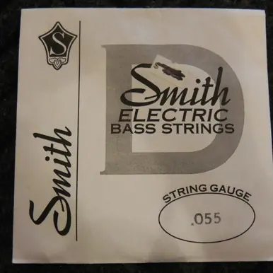 Used *Other Brand SMITH .055 BASS STRING Accessories - Guitar Strings Money Back Guarantee