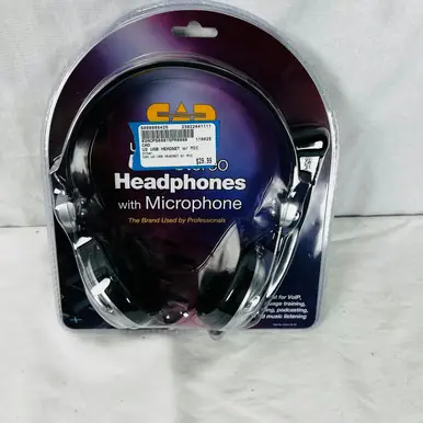 Bulk Order Used CAD U2 USB HEADSET W/ MIC Accessories - Pro Sound
