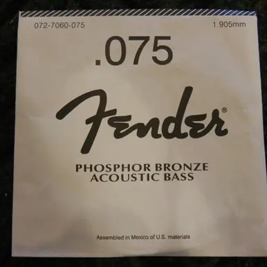 Used Fender .075 BASS STRING Accessories - Guitar Strings Fan Favorite
