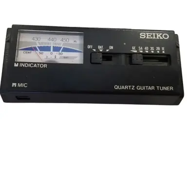 Buy Today Used Seiko QUARTZ GUITAR TUNER Accessories - Guitars