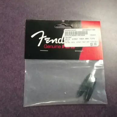 Get Yours Used Fender ORIG. STRAT TREM ARM TIPS BLACK Accessories - Guitars