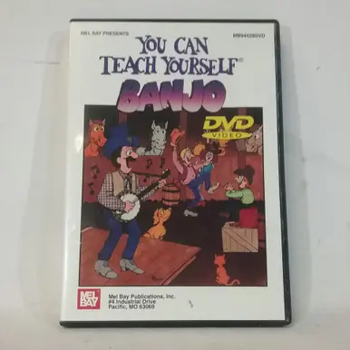 Used Mel Bay TEACH YOURSELF BANJO Music Books and Videos Free Returns