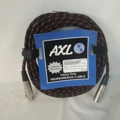 Used Axl LO-Z MICROPHONE CABLE 20FT Accessories - Pro Sound Today Only