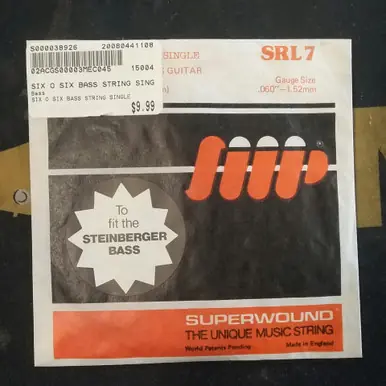 Premium Used *Other Brand SIX O SIX BASS STRING SINGLE Accessories - Guitar Strings