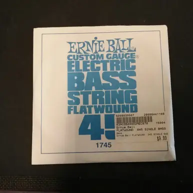 Direct From Manufacturer Used Ernie Ball FLATWOUND .045 SINGLE BASS STRING Accessories - Guitar Strings