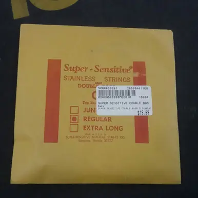 Used *Other Brand SUPER SENSITIVE DOUBLE BASS G SINGLE Accessories - Guitar Strings Free Delivery