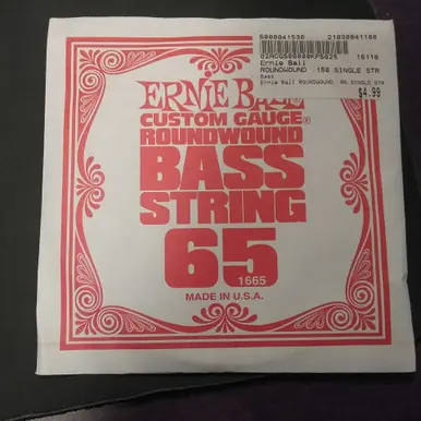 Hot Picks Used Ernie Ball ROUNDWOUND .150 SINGLE STRING Accessories - Guitar Strings
