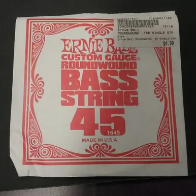 Today Only Used Ernie Ball ROUNDWOUND .150 SINGLE STRING Accessories - Guitar Strings