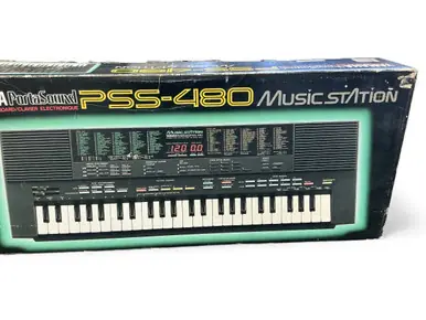 Used Yamaha PSS-480 NO AC 49-Key Synthesizer 49-Key New Release