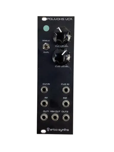 Used ERICA SYNTHS POLIVOKS VCA Modular Synthesizer Rackmount Seasonal Sale