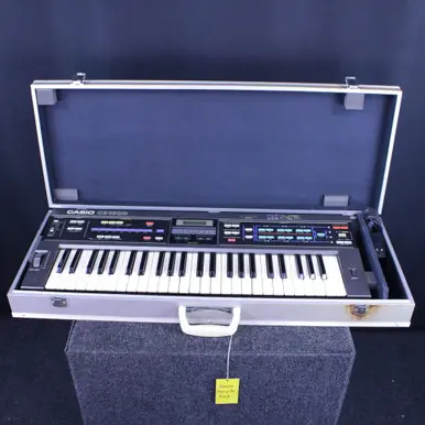 Used Casio CZ-1000 W/CASE/PWR/CARTRIDGE Vintage 49-Key Keyboard 49-Key Factory Price