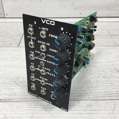Direct From Manufacturer Used BLACET 2100 VCO FRAC MODULE Modular Synthesizer Rackmount