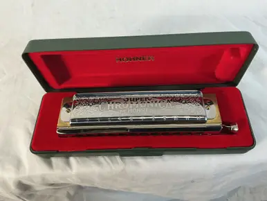 Place Order Used Hohner SUPER CHROMONICA 270 CHROMATIC HARMONICA Accordion