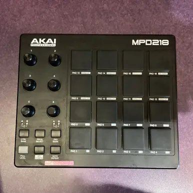 Place Order Used Akai MPD218 Pad Controller Pad