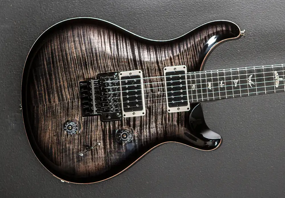 Handmade Custom 24 "Floyd" 10 Top - Charcoal Burst– Dave's Guitar Shop