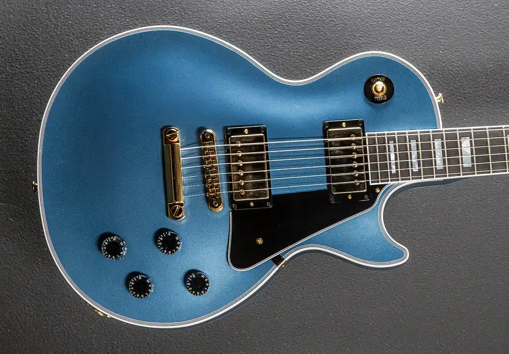Brand New "Made to Measure" Les Paul Custom - Pelham Blue w/Ebony– Dave's Guitar Shop