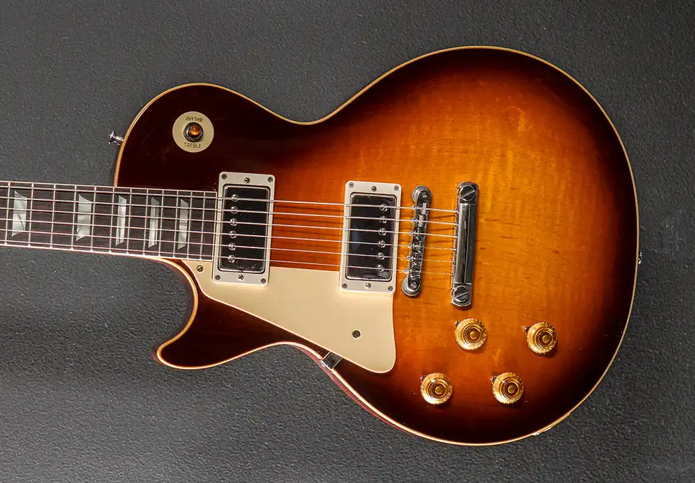 1958 Les Paul Standard Reissue Left Hand - Bourbon Burst Gloss– Dave's Guitar Shop Grab Now